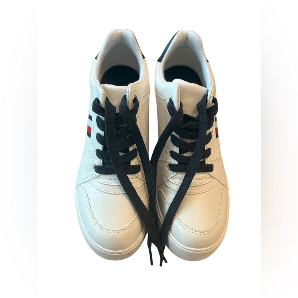 TOMMY HILFIGER | High Top Sneakers | Size 8 - Picture 14 of 16